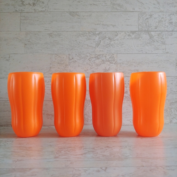 VINTAGE Jack O Lantern Blow Mold Party Cups - Picture 6 of 7